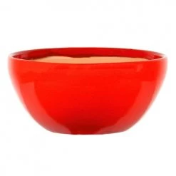 Décolines Jarres Et Cache-pots Cache Pot Rouge En Terre Cuite H13cm