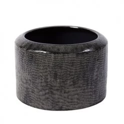 Sia Deco Jarres Et Cache-pots Cache-Pot Script En Céramique H23cm