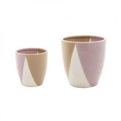 Sia Deco Jarres Et Cache-pots Cache-pots Battle - Lot De 2
