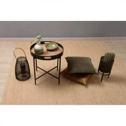 Zago Jarres Et Cache-pots Cachepot En Fer époxy Noir 45 -Plantes vertes Soldes cachepot en fer epoxy noir 45 3