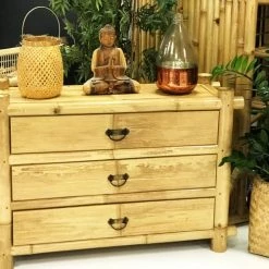 HYDILE Jarres Et Cache-pots Corbeille Tressée à Suspendre Ou A Poser En Bambou -Plantes vertes Soldes corbeille tressee a suspendre ou a poser en bambou 2