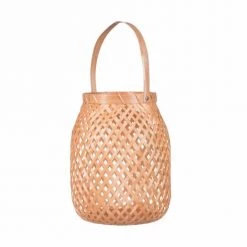 HYDILE Jarres Et Cache-pots Corbeille Tressée à Suspendre Ou A Poser En Bambou