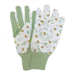 Esschert Design Jarres Et Cache-pots Gants Jardinage Imprimés Abeilles TU