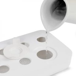 Livoo Plantes D'intérieur Et Fleurs D'intérieur Jardin D'intérieur En Métal Blanc -Plantes vertes Soldes jardin d interieur en metal blanc 5