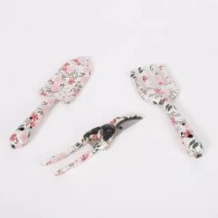 Mica Decorations Décoration De Jardin Kit De 3 Outils De Jardin Rose -Plantes vertes Soldes kit de 3 outils de jardin rose 2