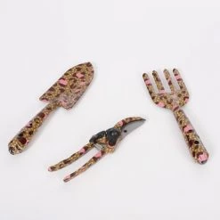 Mica Decorations Décoration De Jardin Kit De 3 Outils De Jardin Vert -Plantes vertes Soldes kit de 3 outils de jardin vert 2