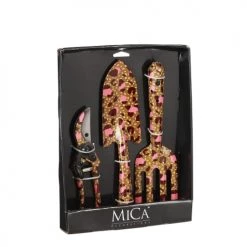 Mica Decorations Décoration De Jardin Kit De 3 Outils De Jardin Vert