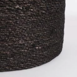 Mica Decorations Jarres Et Cache-pots Lot De 2 Cache-pots En Jute Noir -Plantes vertes Soldes lot de 2 cache pots en jute noir 2