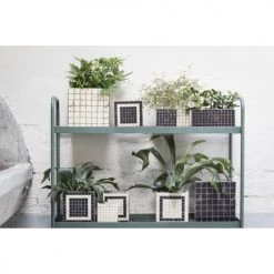 Serax Jarres Et Cache-pots Lot De 2 Pots Cubiques En Béton Vintage 11x11x11 Cm -Plantes vertes Soldes lot de 2 pots cubiques en beton vintage 11x11x11 cm 2