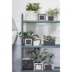 Serax Jarres Et Cache-pots Lot De 2 Pots Cubiques En Béton Vintage 13x13x13 Cm -Plantes vertes Soldes lot de 2 pots cubiques en beton vintage 13x13x13 cm 5