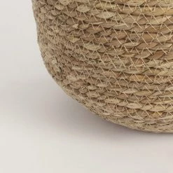 Mica Decorations Jarres Et Cache-pots Lot De 3 Cache-pots En Papier Marron Clair H24 -Plantes vertes Soldes lot de 3 cache pots en papier marron clair h24 3