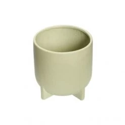 Hubsch Jarres Et Cache-pots Lot De Cache-pots En Céramique Vert H14