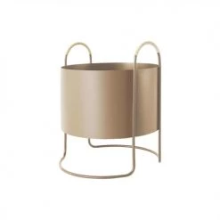 OYOY Living Design Jarres Et Cache-pots Porte Pot De Fleur Marron En Métal H50x42x40cm