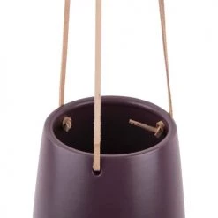 Present Time Jarres Et Cache-pots Pot à Suspendre Finition Mat Violet Foncé -Plantes vertes Soldes pot a suspendre finition mat violet fonce 4