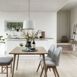 Hubsch Jarres Et Cache-pots Pot Avec Pied En Métal Blanc (x2) -Plantes vertes Soldes pot avec pied en metal blanc x2 3