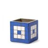 Serax Jarres Et Cache-pots Pot Béton Cubique Bleu 11x11x11 Cm