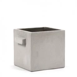 Serax Jarres Et Cache-pots Pot Béton Cubique Gris Clair 22x22x22 Cm