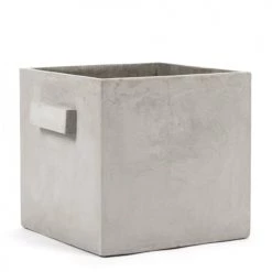 Serax Jarres Et Cache-pots Pot Béton Cubique Gris Clair 33x33x31 Cm