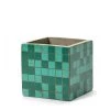 Serax Jarres Et Cache-pots Pot Béton Cubique Vert 13x13x13 Cm