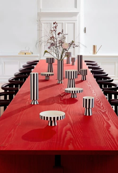 OYOY Living Design Jarres Et Cache-pots Pot Blanc 100% Grès Ø15xH24cm 2 OYOY Living Design Jarres Et Cache-pots Pot Blanc 100% Grès Ø15xH24cm – Image 2