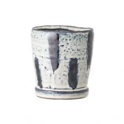 Bloomingville Jarres Et Cache-pots Pot De Fleur En Grès Bleu H10.5