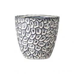 Bloomingville Jarres Et Cache-pots Pot De Fleur En Grès Bleu H13.50