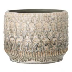 Bloomingville Jarres Et Cache-pots Pot De Fleur En Grès Vert H15