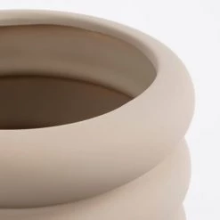 Mica Decorations Jarres Et Cache-pots Pot De Fleurs Avec Soucoupe Gris D18.5 -Plantes vertes Soldes pot de fleurs avec soucoupe gris d18 5 3