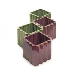 Serax Jarres Et Cache-pots Pot De Fleurs Carré Medium -Plantes vertes Soldes pot de fleurs carre medium 4