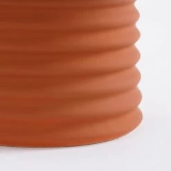 Mica Decorations Jarres Et Cache-pots Pot De Fleurs En Céramique Brun D16 -Plantes vertes Soldes pot de fleurs en ceramique brun d16 6