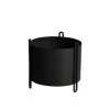 WOUD Jarres Et Cache-pots Pot De Fleurs En Métal Noir H15cm