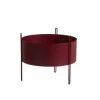 WOUD Jarres Et Cache-pots Pot De Fleurs En Métal Rouge H35cm