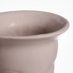 Mica Decorations Jarres Et Cache-pots Pot De Fleurs En Porcelaine Beige D14,5 -Plantes vertes Soldes pot de fleurs en porcelaine beige d14 5 3