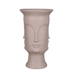 Mica Decorations Jarres Et Cache-pots Pot De Fleurs En Porcelaine Beige D19,5