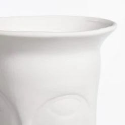 Mica Decorations Jarres Et Cache-pots Pot De Fleurs En Porcelaine Blanc D14,5 -Plantes vertes Soldes pot de fleurs en porcelaine blanc d14 5 3