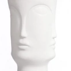 Mica Decorations Jarres Et Cache-pots Pot De Fleurs En Porcelaine Blanc D14,5 -Plantes vertes Soldes pot de fleurs en porcelaine blanc d14 5 4