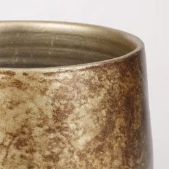 Mica Decorations Jarres Et Cache-pots Pot De Fleurs En Terre Cuite Doré D29 -Plantes vertes Soldes pot de fleurs en terre cuite dore d29 2