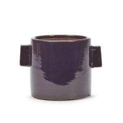 Serax Jarres Et Cache-pots Pot De Fleurs Faïence Medium -Plantes vertes Soldes pot de fleurs faience medium 11