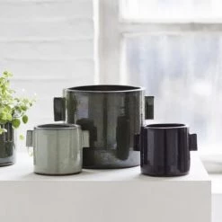 Serax Jarres Et Cache-pots Pot De Fleurs Faïence Medium -Plantes vertes Soldes pot de fleurs faience medium 4