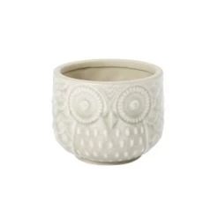 Sia Deco Jarres Et Cache-pots Pot De Fleurs Owly D10cm -Plantes vertes Soldes pot de fleurs owly d10cm 2