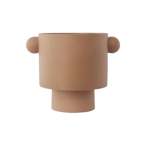 OYOY Living Design Jarres Et Cache-pots Pot Marron En Grès D30x23cm 1 OYOY Living Design Jarres Et Cache-pots Pot Marron En Grès D30x23cm