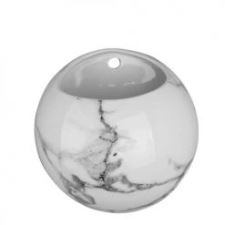 Present Time Jarres Et Cache-pots Pot Mural Globe Céramique Marbré -Plantes vertes Soldes pot mural globe ceramique marbre 4