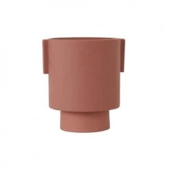 OYOY Living Design Jarres Et Cache-pots Pot Rouge 100% Grès Cérame Ø15xH16cm