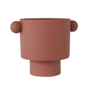 OYOY Living Design Jarres Et Cache-pots Pot Rouge Grès Ø30xH23cm 4 OYOY Living Design Jarres Et Cache-pots Pot Rouge Grès Ø30xH23cm – Image 4