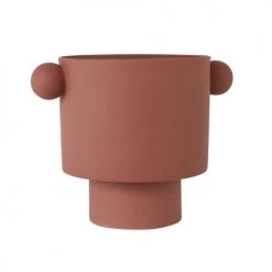 OYOY Living Design Jarres Et Cache-pots Pot Rouge Grès Ø30xH23cm