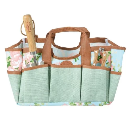 Esschert Design Jarres Et Cache-pots Sac Outils De Jardinage Imprimé Roses 2 Esschert Design Jarres Et Cache-pots Sac Outils De Jardinage Imprimé Roses – Image 2