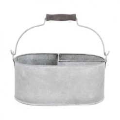Esschert Design Jarres Et Cache-pots Seau En Zinc 3 Compartiments
