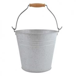 Esschert Design Jarres Et Cache-pots Seau En Zinc Patiné 5L