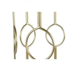 Wadiga Jarres Et Cache-pots Set De 2 Sellettes En Métal Doré Et Plateaux Miroirs -Plantes vertes Soldes set de 2 sellettes en metal dore et plateaux miroirs 3