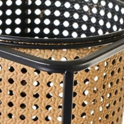 Wadiga Jarres Et Cache-pots Set De 2 Supports Pots Plante En Métal Façon Cannage -Plantes vertes Soldes set de 2 supports pots plante en metal facon cannage 2